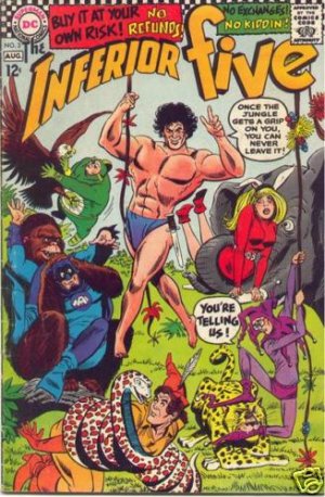 - - - INFERIOR FIVE # 3 FN comic book 1967 DC - - -