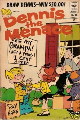 - -DENNIS THE MENACE # 88 GD comic book 1967 FAWCETT- -