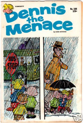 - -DENNIS THE MENACE #108 VG comic book 1970 FAWCETT- -