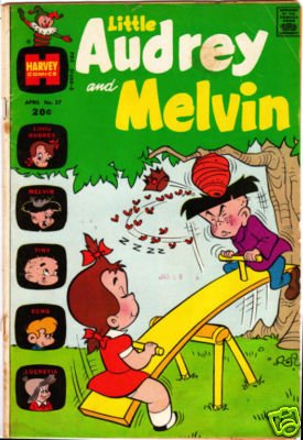 - - - LITTLE AUDREY and MELVIN # 57 GD comic 1973 - - -
