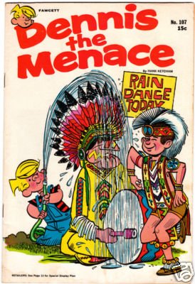- -DENNIS THE MENACE #107 FN comic book 1970 FAWCETT- -