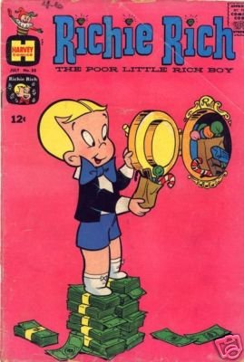 - - - RICHIE RICH #35 GD comic book 1965 HARVEY - - -