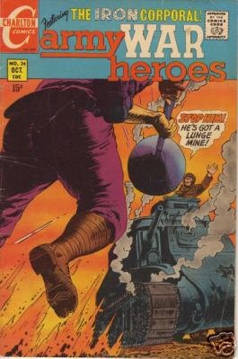 - - - ARMY WAR HEROES #34 FN comic 1969 Charlton - - -