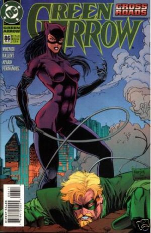- - GREEN ARROW #86 VF/NM comic book 1988 CATWOMAN - -