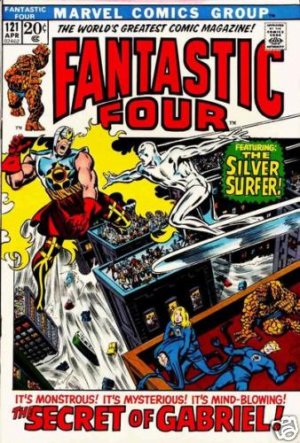 - - FANTASTIC FOUR #121 VG comic 1972 SILVER SURFER - -