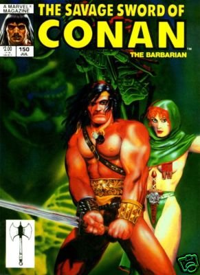 SAVAGE SWORD OF CONAN # 150 FN comic magazine MARVEL