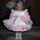 3 pc. Pinafore Dress for 10" Ann Estelle or Bitty Bethany Doll