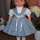2 pc Gingham Pinafore set for  16" My Friend Mandy
