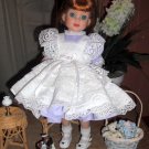 3 pc Lavender Pinafore set for 14" Betsy McCall and 13" Berdine Creedy Dolls