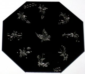 GCOCL Stamping Nail Art Image Plate K02