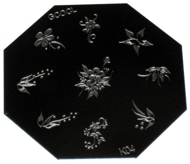 GCOCL Stamping Nail Art Image Plate K04
