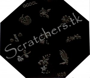 GCOCL Stamping Nail Art Image Plate K06