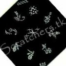 GCOCL Stamping Nail Art Image Plate K05 - Lady Bug / Twinkle Twinkling Stars