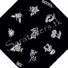 GCOCL Stamping Nail Art Image Plate B02 - Cherry / Feet