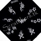 GCOCL Stamping Nail Art Image Plate C01 - Wind / Wings / Flowers