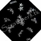 GCOCL Stamping Nail Art Image Plate F01