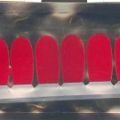 Red- 100% Dry Nail Polish Appiques / Sticker / Shield / Patch / Decal