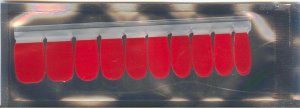 Fire Truck Red - 100% Dry Nail Polish Appiques / Sticker / Shield / Patch / Decal