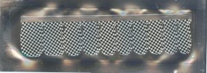 Black and White Pattern - 100% Dry Nail Polish Appiques / Sticker / Shield / Patch / Decal