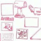13 Misc. Postal, Postage & Shipping Rubber Stamps