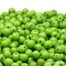 Acai beads, Pack of 50 beads - Apple green