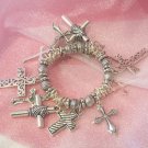 Cross Charm Bracelet