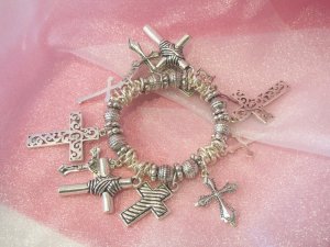 Cross Charm Bracelet