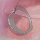 Rhinestone Heart Bangle