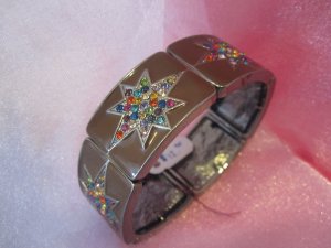 Rhinestone Star Bracelet