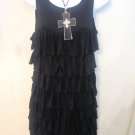 Black Ruffle Dress - Large *New*