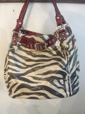 Zebra w/ Red Handbag