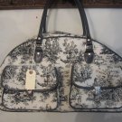 Black & White Overnight Bag