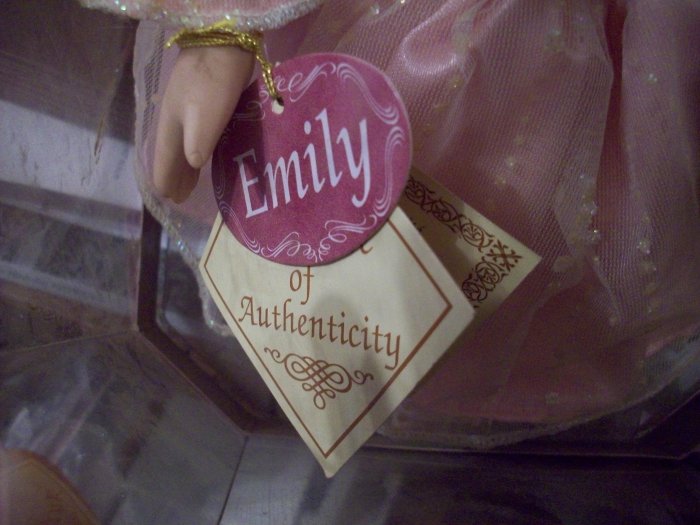 Musical Porcelain Doll Collectors Choice Fine Bisque Porcerlain "Emily"