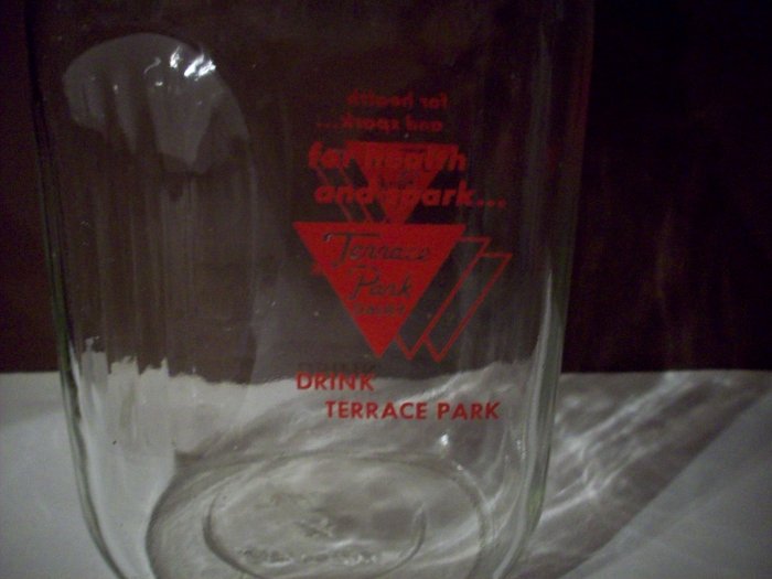 Terrace Park Dairy Glass Milk Jug