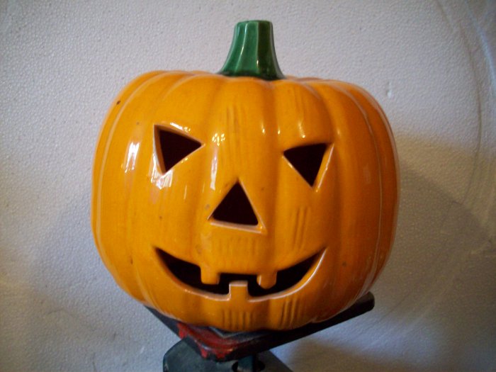 Ceramic Jack-O-Lantern