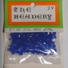 Vintage Solid Blue Plastic The Beadery Beads Packaged