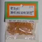 Vintage Clear Yellow Plastic The Beadery Beads Packaged
