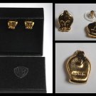 TWEETY EARRINGS GOLD TONE LOONEY TOONS WB JEWELRY
