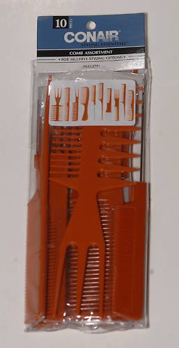 Conair Styling Essentials 10 Hair Comb Styling Assort