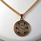 GOLD TONE MEDICAL ALERT NECKLACE JEWELRY 24" CHAIN