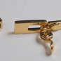 VINTAGE GOLD TONE CLIP ON MONET EARRINGS JEWELRY