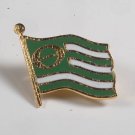 ECOLOGY FLAG POLLUTION FREE  ENAMEL  PIN ENVIROMENTAL