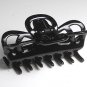 BLACK LUCITE MADE IN FRANCE  HAIR CLIP COMB ACCESSORIE