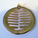VINTAGE GOLD TONE METAL HAIR COMB CLIP ACCESSORIES