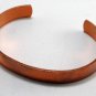 Vintage Genuine Copper Stamped Cuff Bracelet  Healing Jewelry