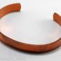 Vintage Genuine Copper Stamped Cuff Bracelet  Healing Jewelry
