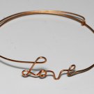 Vintage Old Copper Wire Love Bracelet Jewelry