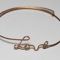 Vintage Old Copper Wire Love Bracelet Jewelry