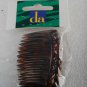 Da Basic Brown PLastic Hair Combs Pair Hair Accessories Clips New in Package