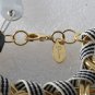 Guess Large Link Bracelet Ribbon Gold Plated Metal New With Tag Jewelry